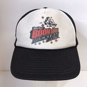 Tony Hawk's Boom Boom Huck Jam Skater Skateboard White Black Mesh Snapback Hat